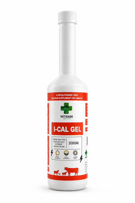 I-Cal Gel Ionic Calcium For Cattle 300ml